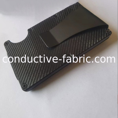 carbon fiber airtag anti-RFID card holder