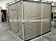 nickel copper rf shielding tent fabric emi shield tent for military use