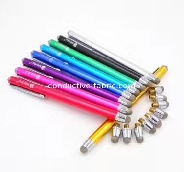 100% silver two-way stretch fabric for conductive capacitive stylus