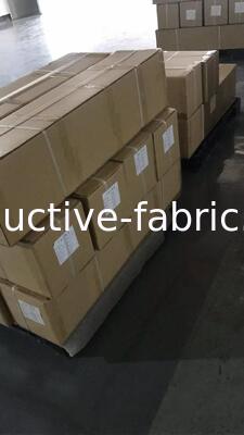 RFID blocking conductive copper nickel diamond grid woven fabric for bags lining