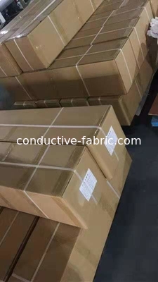 RFID blocking rf shielding conductive copper fabric gold fabric 80DB