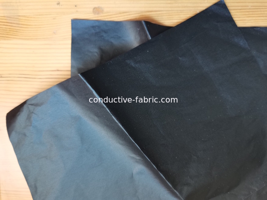 black nickel copper conductive fabric for phone signal and radiation blocking