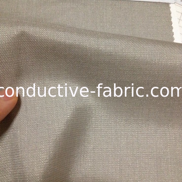 silver cotton anti-electromagnetic radiaiton fabric for emf clothing and rfid clothes 40DB attenuation