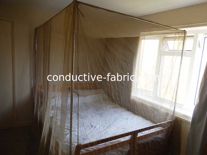 emf shielding silver fiber coated nylon mesh for anti radiation canopy and curtains