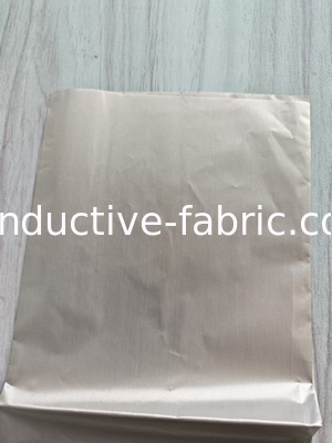 tissu de taffeta de polyester conducteur revêtu de cuivre nickel 0,03 mm/0,05 mm